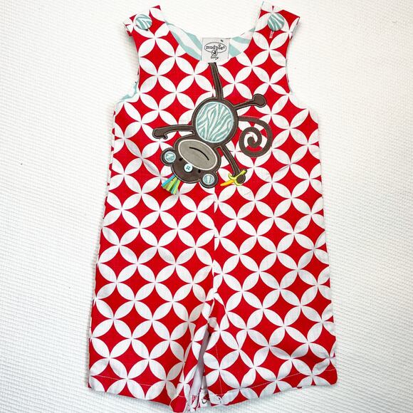 Mudpie Monkey Romper 2T/3T - Picture 1 of 6